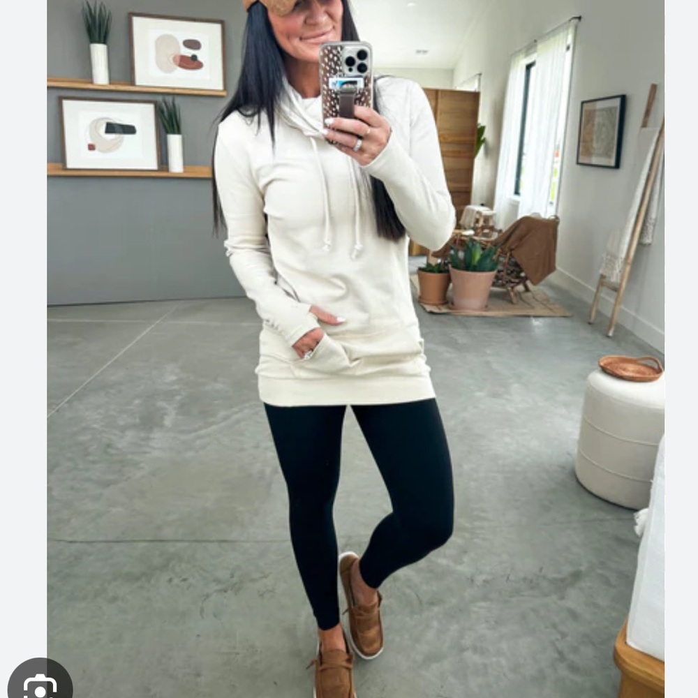 Lily And Lottie Striped Cowl Sweater
